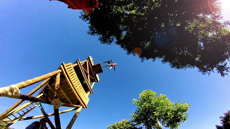 La vacanza estiva Portogallo i ragazzi sono al parco divertimenti