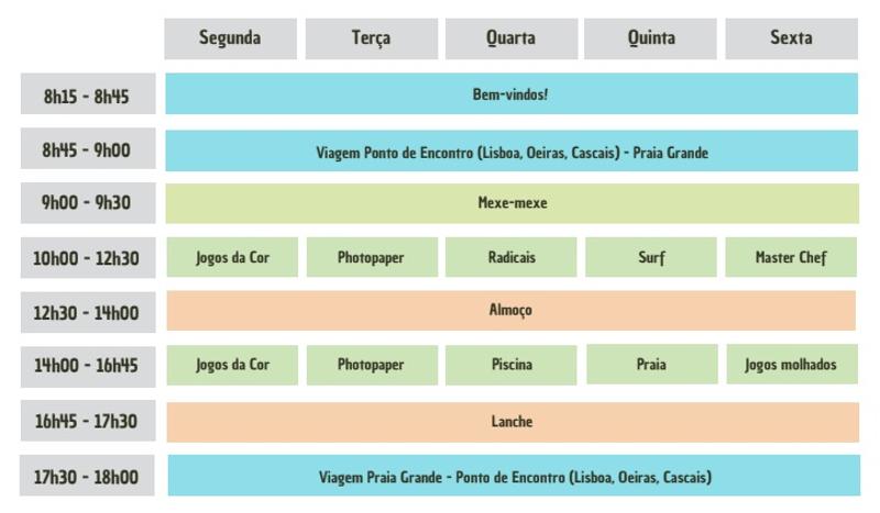 Programa da semana