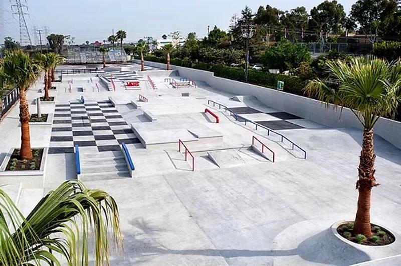 Parque para andar de skates no summer skate camp