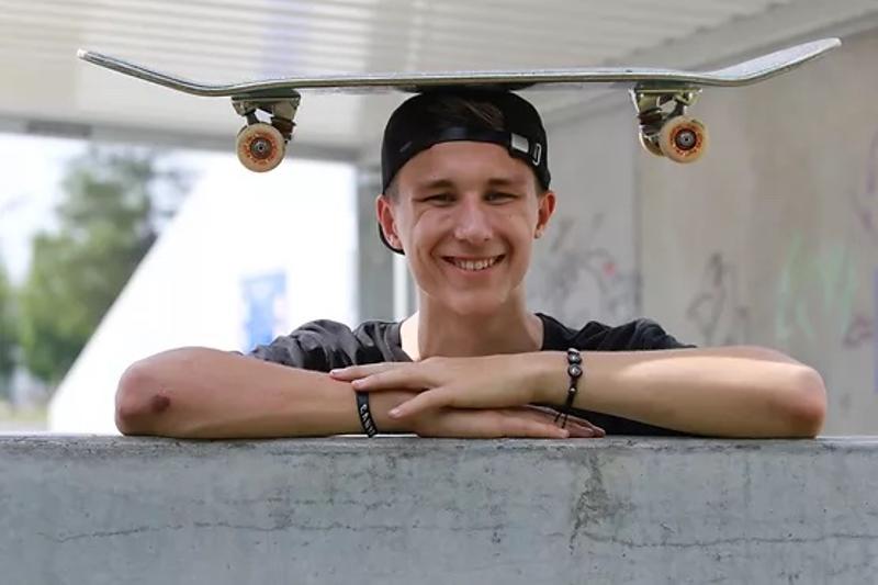 participante no international skate camp