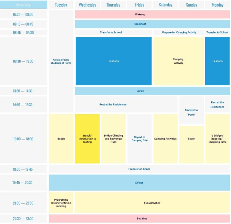 Wekelijks activiteitenplan 1