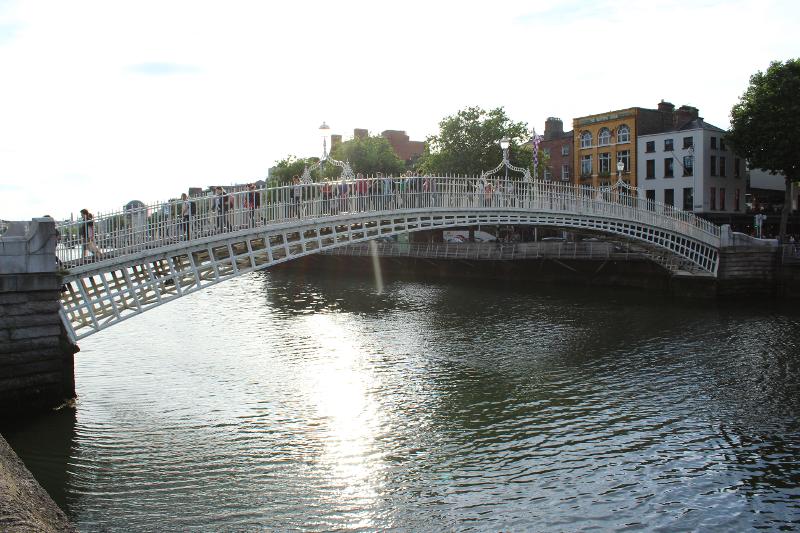 passeio na ponte no curso de ingles em dublin