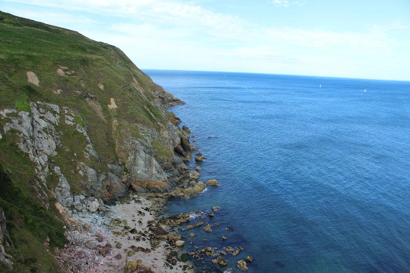 vista de montanha e mar no curso de inglês em dublin
