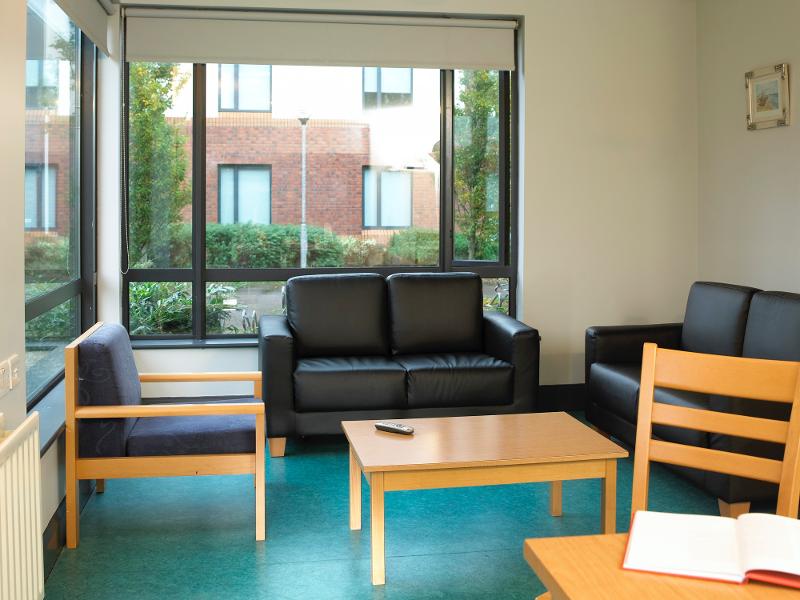 sala de convivio do alojamento do curso de ingles em dublin