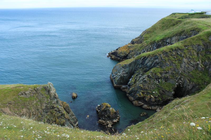 vista mar da montanha do curso de ingles em dublin
