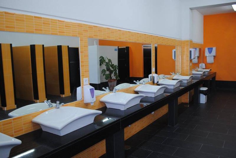 zona de lavar as mãos no balneário do campo de férias vila real