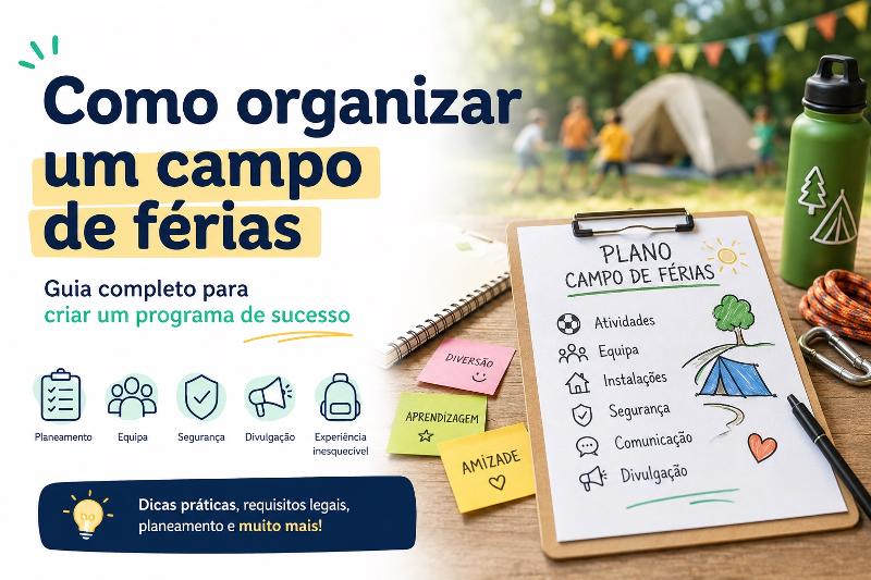 Como organizar um campo de férias